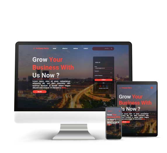 Website builder interface showcasing a flexible and responsive design editor.