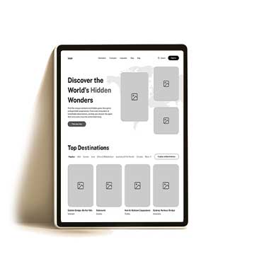 Customize your website using a drag-and-drop editor