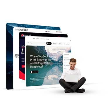 Website template selection page